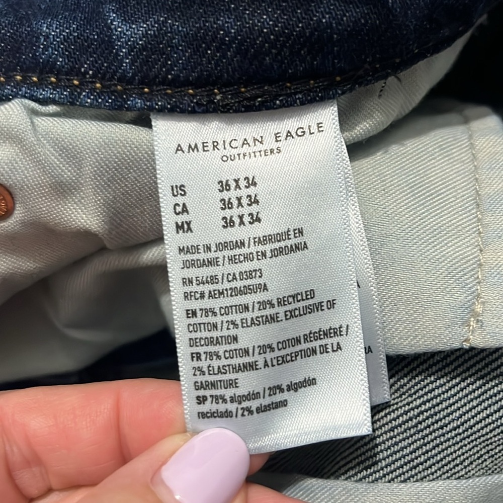 American Eagle Slim Bootcut Jeans Size 36/34 NWT - Picture 6 of 7